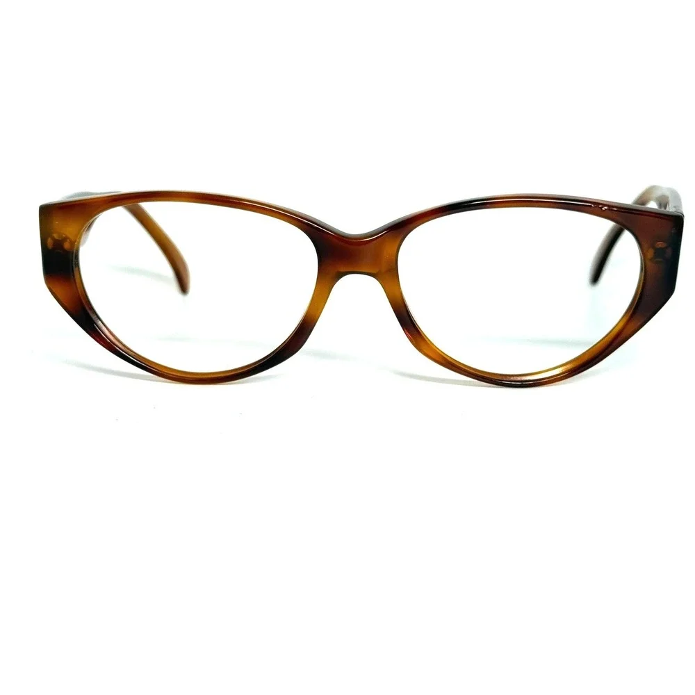 Kador Mod K893 Tortoise Shell Cat Eye Eyeglass Frames Made in Italy‎ Vintage